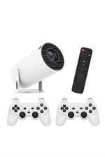 4K Wireless Çift Kollu Kumandalı Oyun Projeksiyonu Retro Video Oyunu - Görsel 3