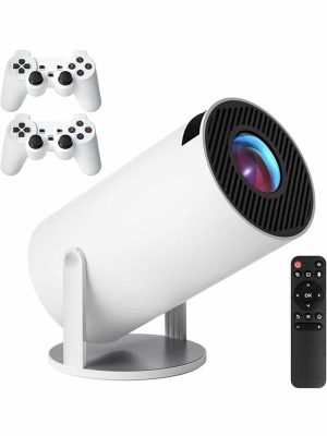 4K Wireless Çift Kollu Kumandalı Oyun Projeksiyonu Retro Video Oyunu