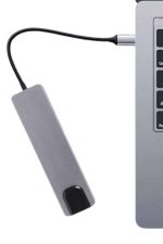 Usb Type-c Hub Dönüştürücü Çevirici Çoklayıcı Macbook Çevirici 8 Portlu - Görsel 3