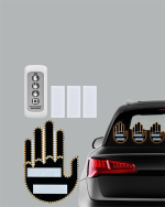 Yüksek Görünürlüklü Otomobil Jest Işığı – 3 Modlu LED Arka Cam Aksesuarı, Pratik ve Eğlenceli - Görsel 4