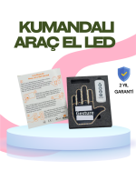 Yüksek Görünürlüklü Otomobil Jest Işığı – 3 Modlu LED Arka Cam Aksesuarı, Pratik ve Eğlenceli