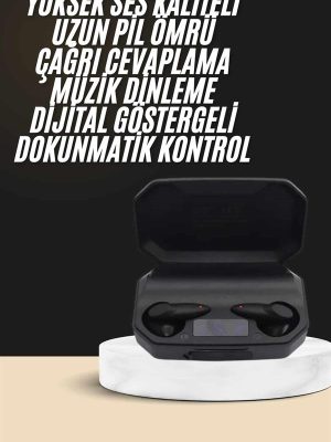 Kulak İçi Bluetooth Kulaklık Rgb Işıklı Çift Mikrofonlu iOS/Android Uyumlu BT 5.2