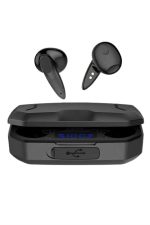 Rgb Işıklı Çift Mikrofonlu Siyah Profesyonel Oyuncu Kulaklığı Kablosuz Kulakiçi - Görsel 5