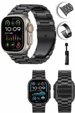 Akıllı Saat Arama Konuşma GPS ve NFC Özelliği 3 Kordonlu Amoled Ekran - Görsel 3