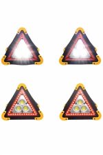 Işıklı İkaz Lambası Reflektör Şarjlı Işıklı Üçgen LED Acil Durum Feneri - Görsel 3