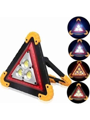 Reflektör Işıklı Ikaz Lambası Şarjlı Çok Fonksiyonlu Işıklı Üçgen Reflektör