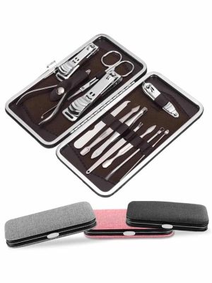 Tırnak Bakımı Tırnak Makası Profesyonel 12 Parça El Ayak Manikür Pedikür Seti