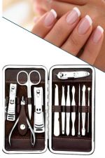 Tırnak Bakım Seti Tırnak Düzeltme Batık 12 Parça Çanta Tipi Manikür Pedikür - Görsel 5