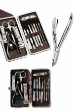 Tırnak Bakım Seti Tırnak Düzeltme Batık 12 Parça Çanta Tipi Manikür Pedikür - Görsel 3