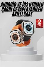 Akıllı Saat Amoled Ekran Bluetooth Bağlantılı Özel Tasarım Unısex - Görsel 2