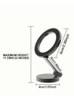 Araç Içi Telefon Tutucu İOS Uyumlu Magsafe Manyetik Mıknatıslı - Görsel 4