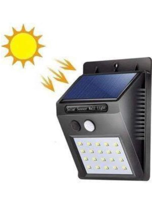 Bahçe Aydınlatması Güneş Enerjili Led Işık Lamba Sensörlü Dekoratif