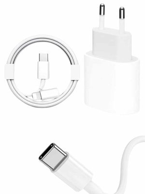 15/Pro/Pro Max 25W İOS Uyumlu Hızlı Şarj Aleti Adaptörlü Beyaz