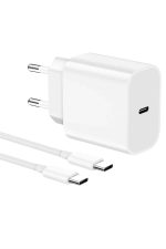 15/Pro/Pro Max 25W İOS Uyumlu Hızlı Şarj Aleti Adaptörlü Beyaz - Görsel 3