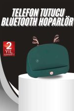 Bluetooth Hoparlör Uzun Pil Ömrü Yüksek Ses Kaliteli Kablosuz Telefon Tutma - Görsel 2