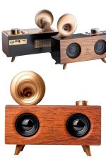 Gramafon Radyo Bluetooth Hoparlör Nostaljik Radyo FM Radyo - Görsel 4