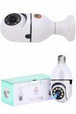 Güvenlik Kamerası Wi-Fi Özellikli 360 Derece Full Hd 1080p Ampül Kamera - Görsel 4