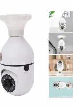 Wifi Güvenlik Kamerası Çift kameralı Ampule Takılabilir Sensörlü - Görsel 4