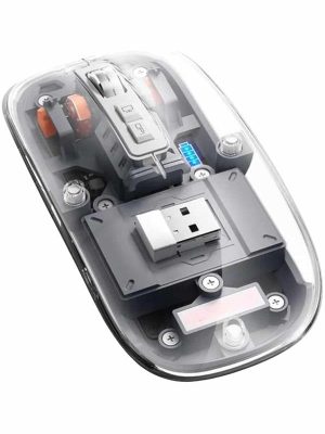 Kablosuz Mouse Fare Şarjlı Bluetooth Wireless Çift Modlu Sessiz