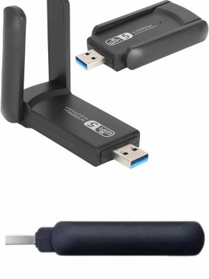 Wifi Alıcı Dual Band Usb 3.0 Adaptör Kablosuz Windows 7/8/10/11