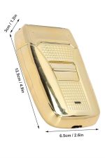 Sakal Kesme Tıraş Makinesi Paslanmaz Çelik Gold Şarjlı - Görsel 5