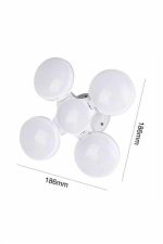 Kamp Lambası Güneş Enerjili Solar 5 Kanatlı Katlanır Lamba Karavan - Görsel 5