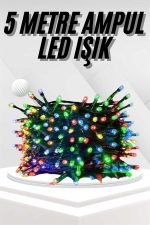 Ledli Fişli Led Dekor Lambası 5M RGB Yılbaşı Ağacı Işığı - Görsel 2