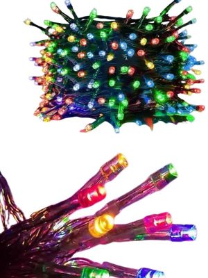 5 Metre Ampul LED Işık Renkli RGB Çok Renkli Led Aydınlatma