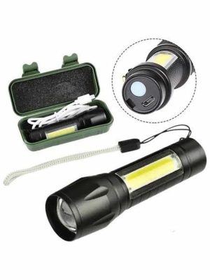 Led Lamba El Feneri Küçük Taşınabilir USB Şarjlı Acil Durum Lambası