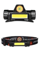 Ledli Şarjlı Kafa Lambası LED Şarjlı Su Geçirmez Kafa Feneri - Görsel 5