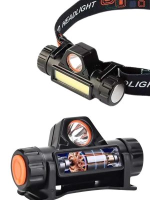 Kafa Lambası Çalışma Işığı Kafa Feneri Şarjlı Mıknatıslı Fenerli