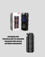Kompakt Tasarım, Yüksek Ses Performansı – Çoklu Giriş Seçenekli Kablosuz Hoparlör (Bluetooth, USB, SD Kart, AUX) - Görsel 3
