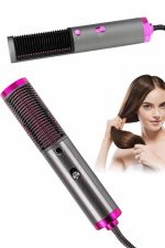 Fön Tarak Düzleştirici Seramik Kaplama Fön Makinesi Saç Kurutma - Görsel 3