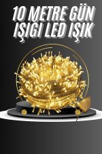 Dış Mekan Led Aydınlatma 10 Metre Gün Işığı Led Işık Pilli - Görsel 2