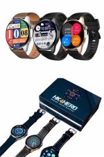 Yeni Nesil Akıllı Saat Çift Kordonlu 1.5 Inç Yuvarlak Ekran GPS ve NFC Uyumlu - Görsel 3