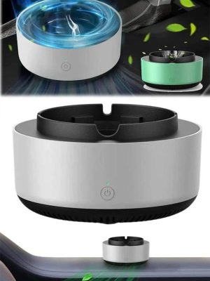 Elektronik Akıllı Küllük Hava Temizleyici Kokusuz Kül Tablası Anti-Duman