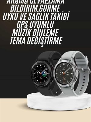 Yeni Nesil Akıllı Saat Çağrı Cevaplayabilen Plastik 47 Mm Uyumlu Kordon