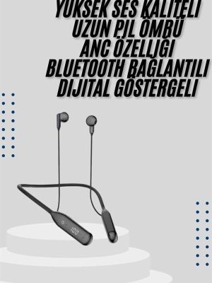 Bluetooth Kulaklık Kablolu Android ve İOS Uyumlu ANC Özellikli