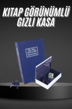 Kilitli Gizli Kasa Sözlük Kumbara Kitap Sözlük Görünümlü 18cm - Görsel 2