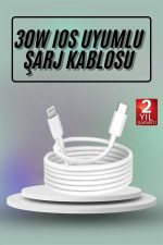 İOS Uyumlu 8 X Xs Xr 11 12 13 14/Pro Max Mini Plus Şarj Kablosu - Görsel 2