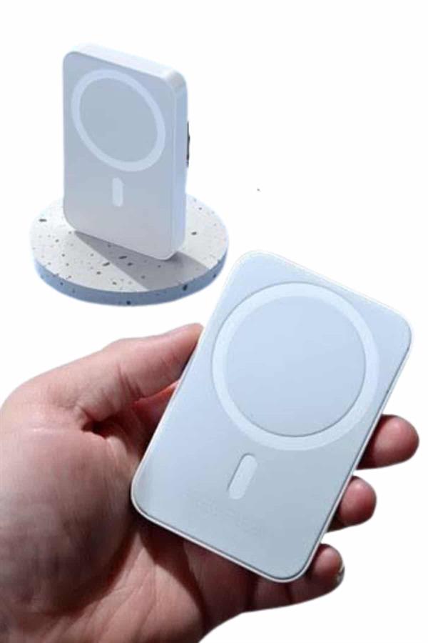 Compressed by jpeg-recompress Kablosuz Magsafe Hızlı Şarj 5.000 mah Kablosuz Şarj Cihazı - Görsel 5
