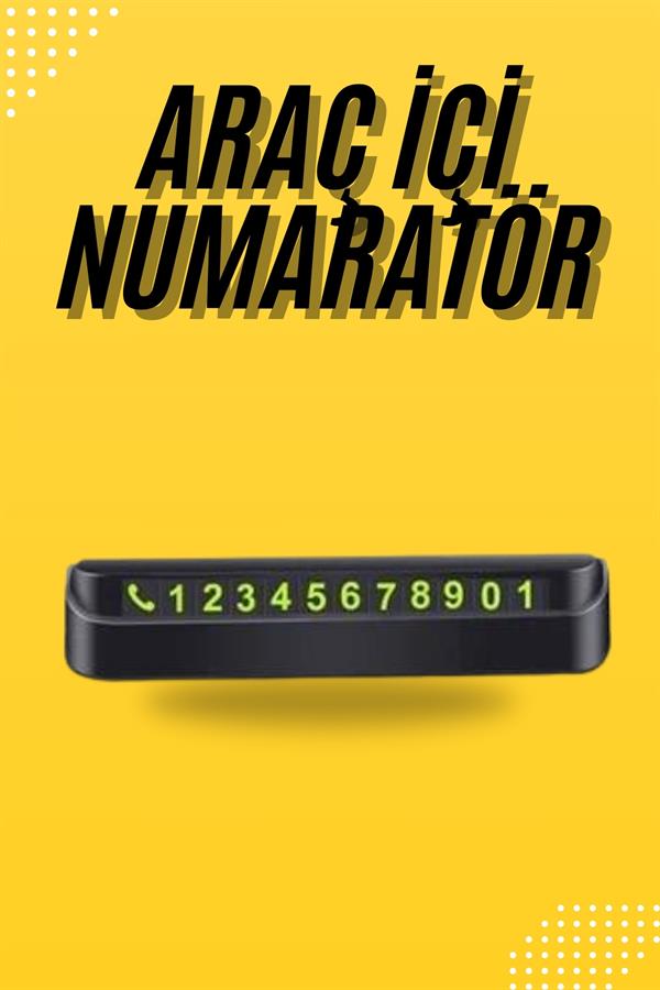 1212812_arac-park-numaratoru-tum-araclara-uyum-b34-6f.jpg Araç Park Numaratörü Tüm Araçlara Uyumlu Araba Numaralık - Görsel 2