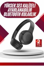 Yeni Nesil Kulak Üstü Bluetooth Kulaklık Type-C Girişli Yüksek Ses Kaliteli - Görsel 2