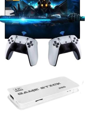 3D 4K HD 2.4G Game Stick 4K Ultra Hd Oyun Konsolu Çift Kollu