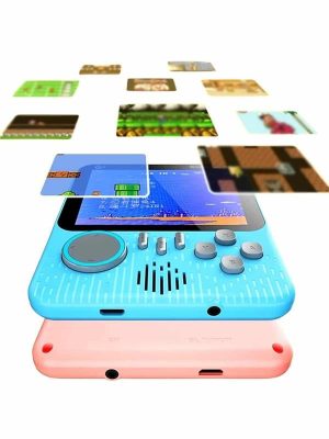 3.5 İnç Mini Atari Taşınabilir Oyun Konsolu 666 Adet Retro Oyun