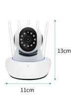 LED Aydınlatmalı 5 Antenli Motorlu 1080P Wifi Kamera Sensörlü - Görsel 5