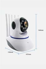 Akıllı Gece Görüşlü Sensörlü Wifi Kamera Telefondan Takip Edilebilir - Görsel 4