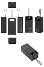 Powerbank Yüksek Kapasiteli 60.000 Mah Hızlı Şarj Şarj Özellikli Batarya - Görsel 4