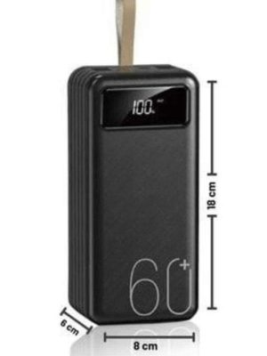 Powerbank Yüksek Kapasiteli 60.000 Mah Hızlı Şarj Şarj Özellikli Batarya