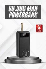 Hızlı Şarj 4 Çıkışlı Powerbank 60.000 Mah Taşınabilir Dijital Göstergeli - Görsel 2